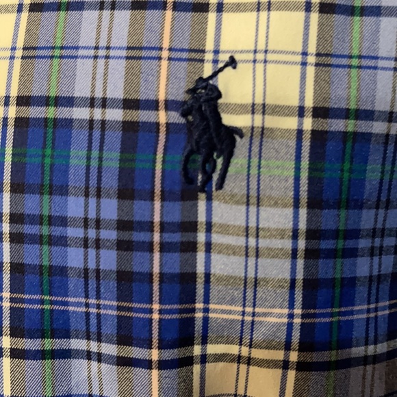 Ralph Lauren Performance Stretch Wicking Button Down Multicolor Plaid Shirt - XL - Picture 3 of 6